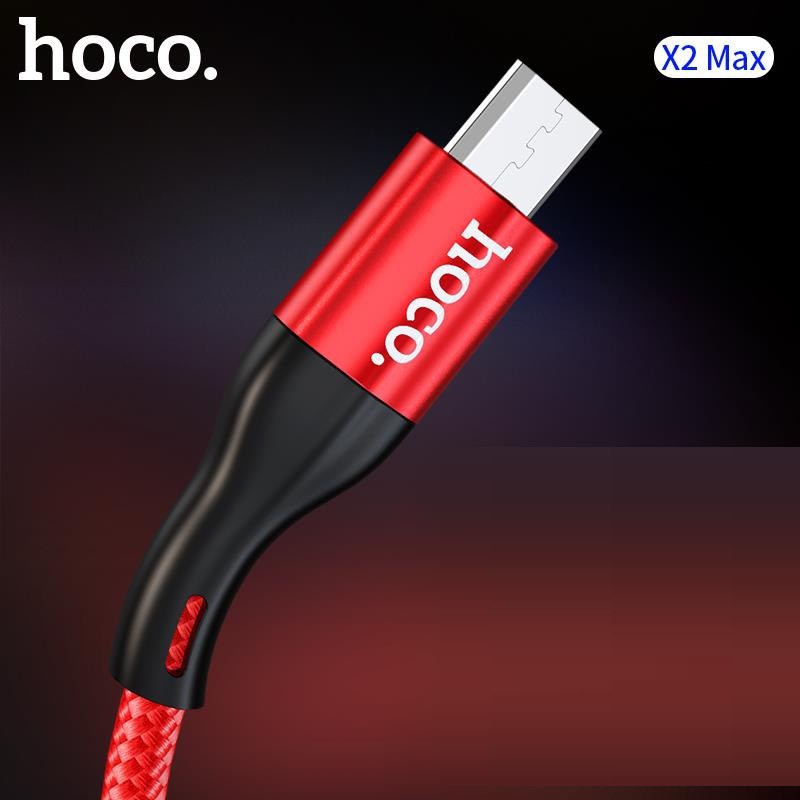 Cáp Sạc Nhanh MICRO USB Hoco X2 MAX Dây Dù Chông Đứt cho ANDROID - BH 3 tháng 1 đổi 1