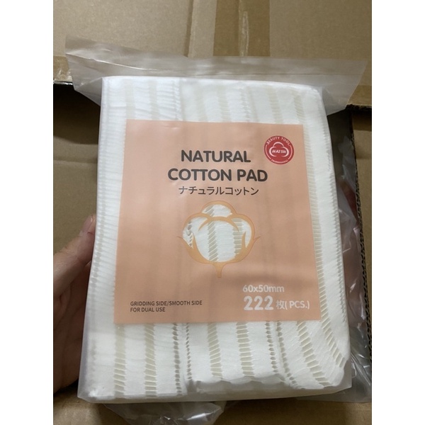Bông tẩy trang 3 lớp Cotton Pads 222 miếng nội địa Trung