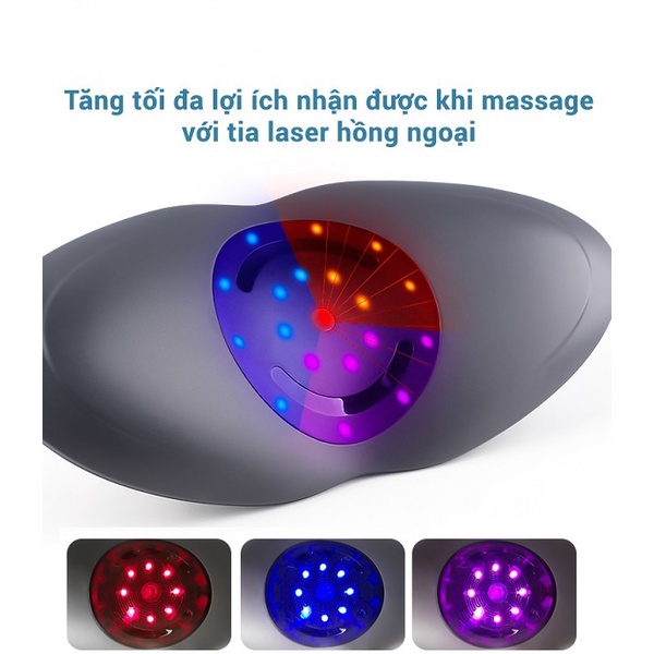 Máy massage thắt lưng hồng ngoại kết hợp xung điện EMS,kéo giãn cột sống,giảm đau vùng thắt lưng