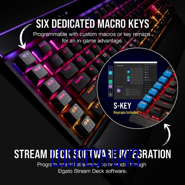 Bàn phím cơ gaming có dây tốt nhất Corsair K95 RGB Platinum XT chính hãng