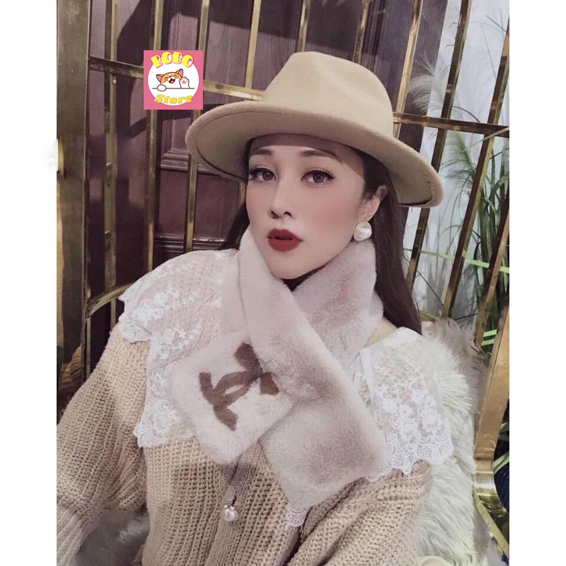 Khăn quàng cổ lông thỏ cao cấp sang trọng ấm áp