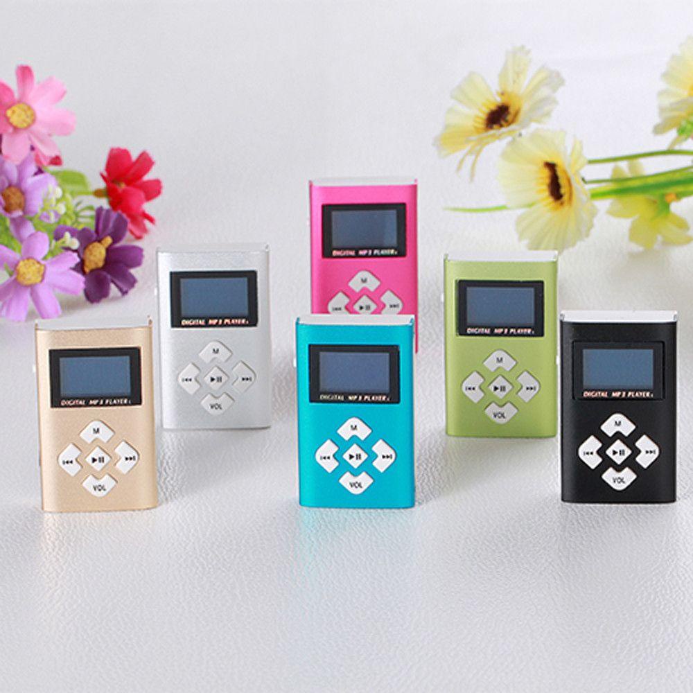 Máy Nghe Nhạc MP3 Dạng Kẹp Có Màn Hình LCD Hỗ Trợ Thẻ Nhớ 32GB