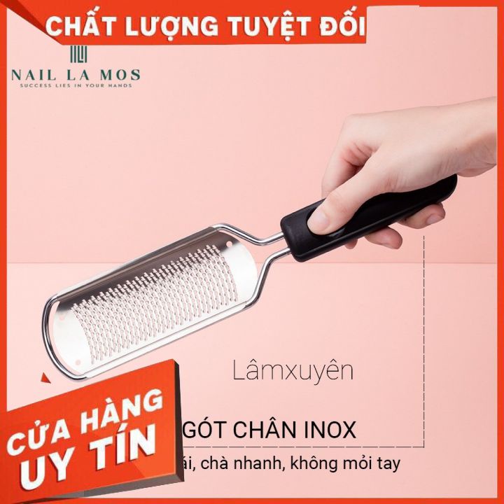 Cây Chà Gót Chân INOX các loại; lưỡi thay loại dày  FREESHIP  dễ thao tác lưỡi dao bằng nhôm chống rỉ sét [chính hãng]