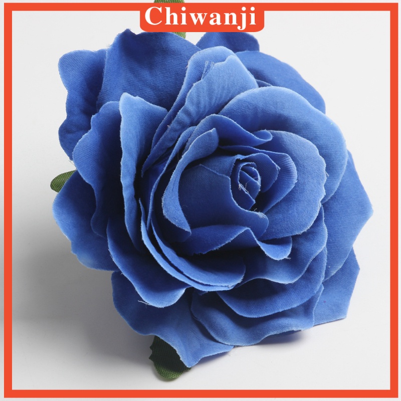 [CHIWANJI] 10 Pieces Artificial Silk Rose Buds Flower Head DIY Accessories