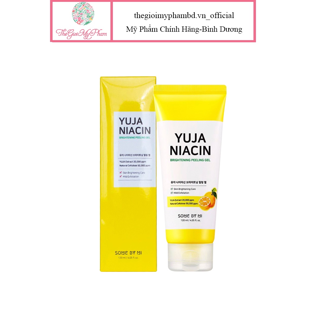 Tẩy Da Chết Chiết Xuất Quả Thanh Yên Some By Mi Yuja Niacin Brightening Peeling Gel 120ml