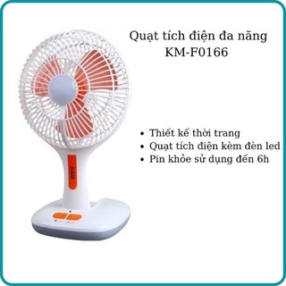 Quạt tích điện có đèn km cao cấp f0166