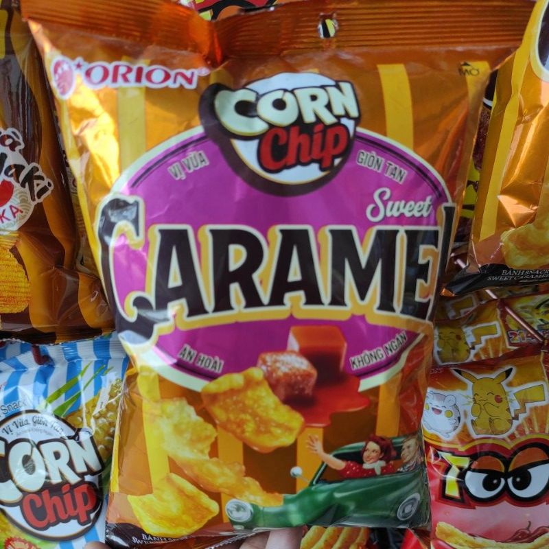 Combo 2 gói bim bim Cornchip vị Caramen gói 35g