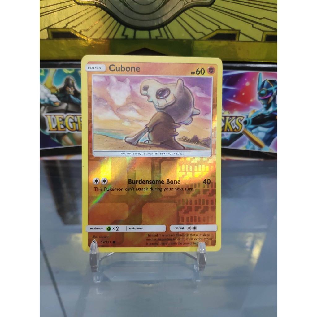 [ Dưa Hấu Yugioh ] Lá bài thẻ bài Pokemon Cubone