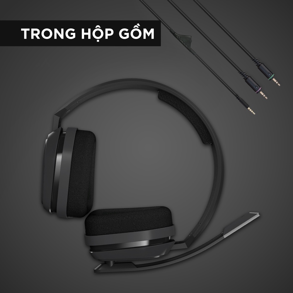 Tai nghe game Logitech G - Astro A10, mic gập để mute, phù hợp PC, PS5, Mobile, Xbox
