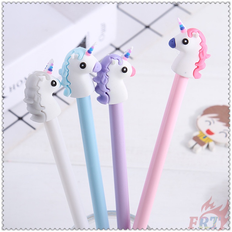 ❀ Bút Gel Kỳ Lân Series 01 ❀ 1 Bút Mực Đen Họa Tiết Hoạt Hình