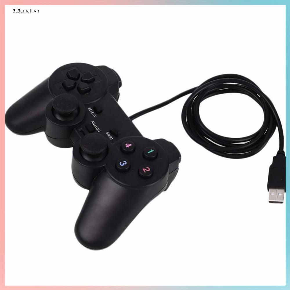 ⚡Promotion⚡Gamepad Joystick USB2.0 Shock Joypad Gamepads Game Controller For PC Laptop Computer Win7/8/10/XP/Vista