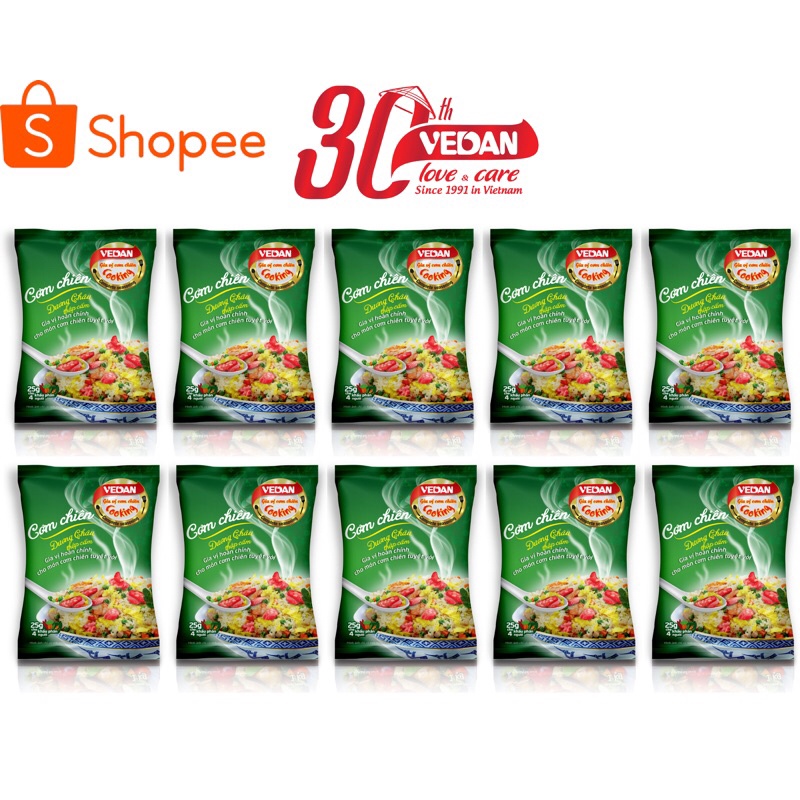 Gia vị cơm chiên dương châu 25g - Combo 10 gói