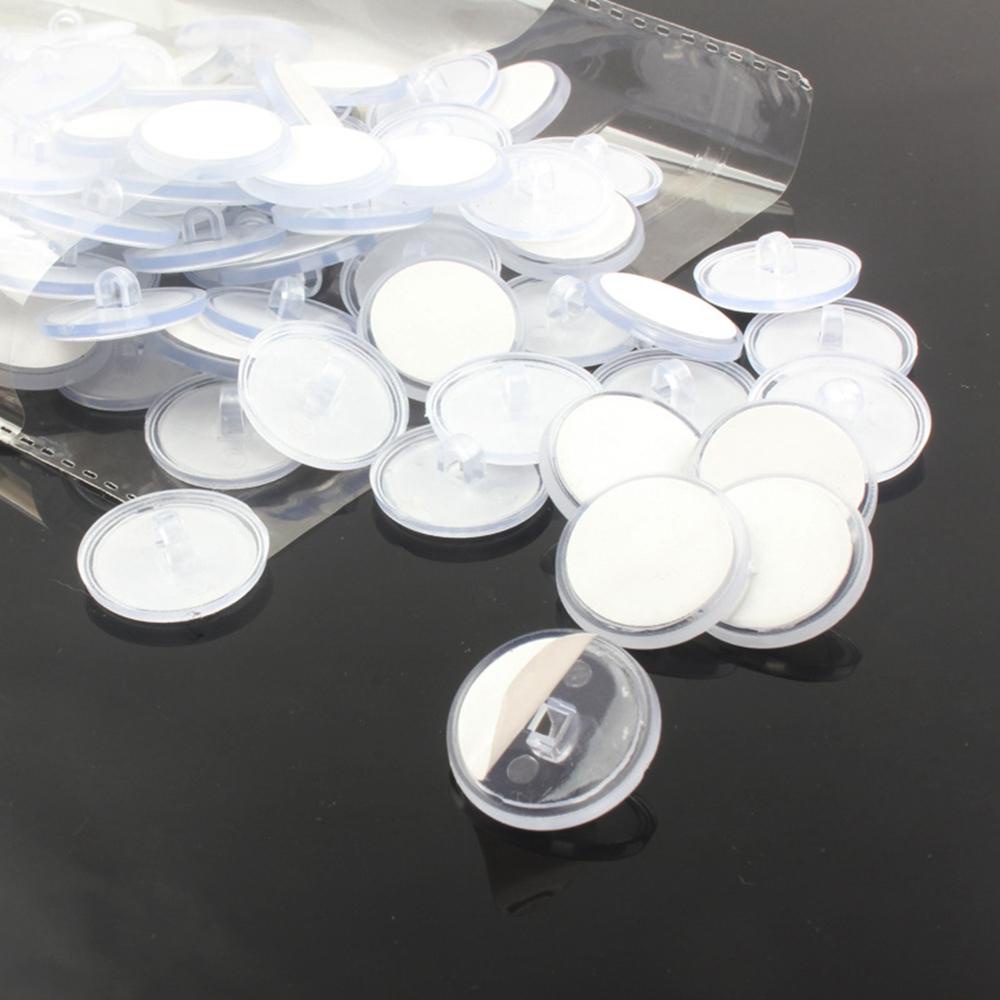 Set 10 / 30 / 50 Móc Dán Tường Trong Suốt Treo Cờ Tiện Dụng