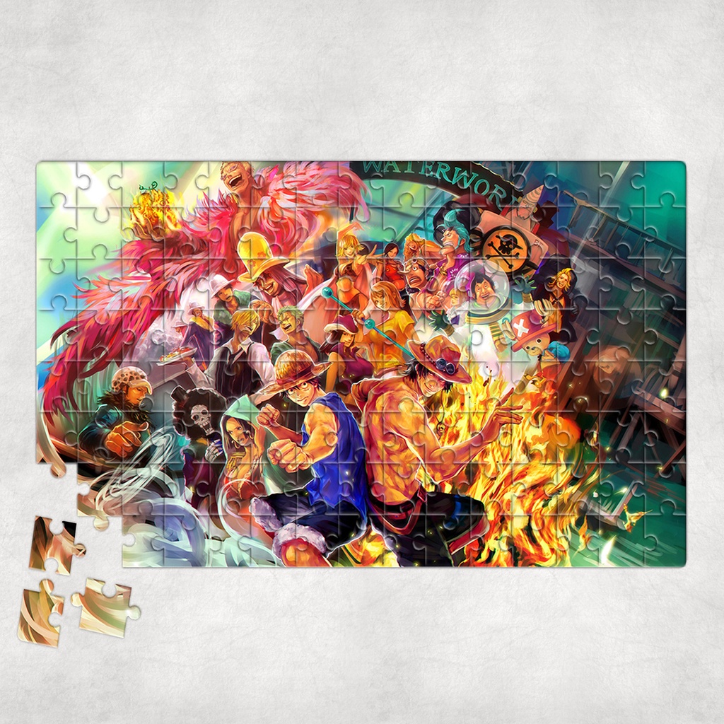 Tranh ghép hình ONE PIECE WALLPAPER - Mẫu 10 - Nhận in theo yêu cầu