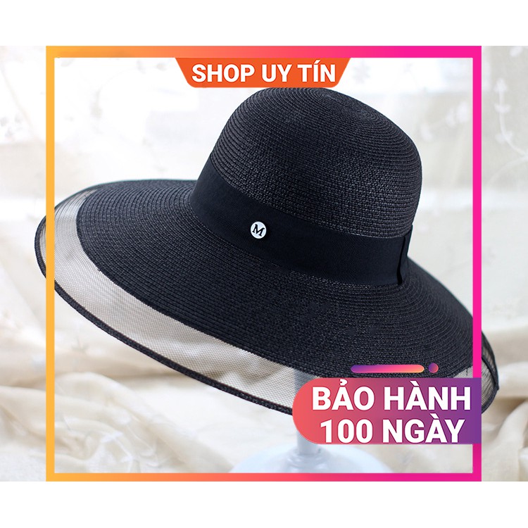 Mũ Đi Biển - Nón Cói Rộng Vành Vintage Cao Cấp Nữ Đẹp