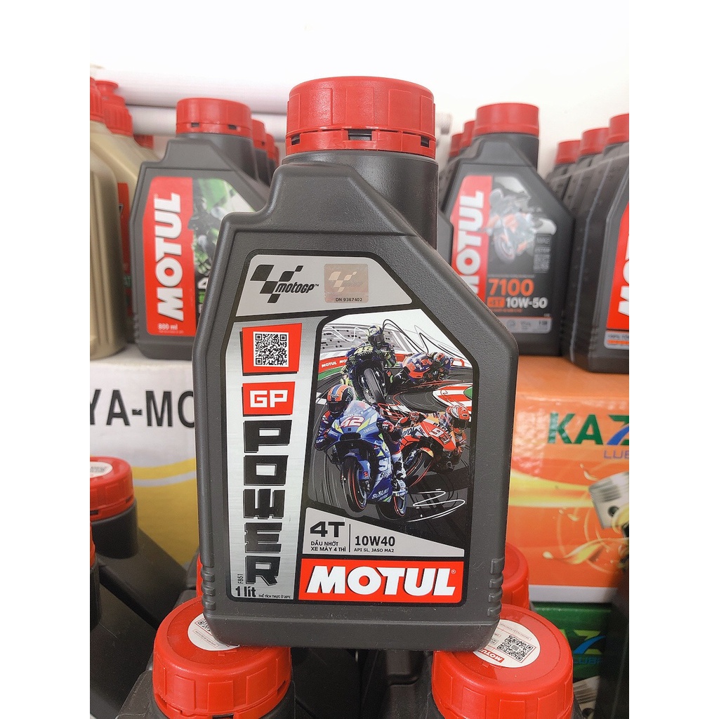 Nhớt xe số cao cấp, Nhớt Motul GP Power  800mL 4T 10W40, Motul GP 1L,  Nhớt xe số - tay côn