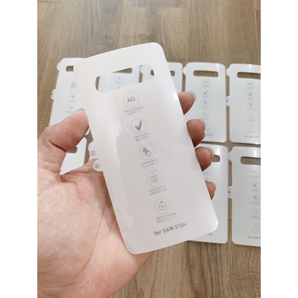 Miếng dán PPF AG nhám chống vân tay cho Samsung S10/ S10 PLus/ S10 5G