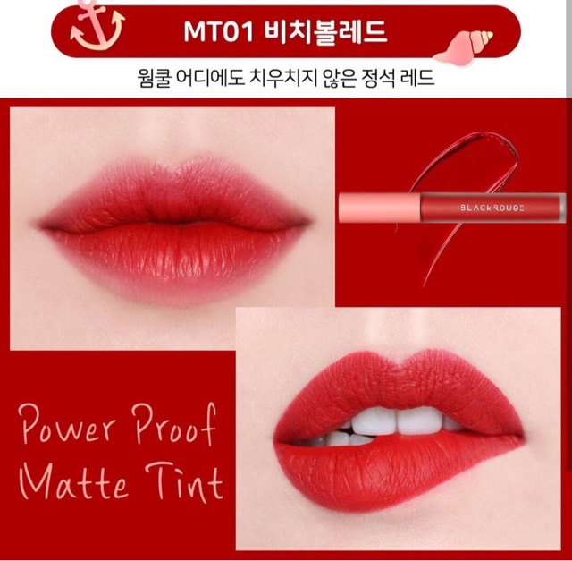 Son Tint Lì Lâu Trôi Black Rouge Power Proof Matte Tint