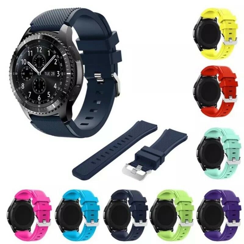 1 set Silicone Replacement Watch Band Strap for Samsung Galaxy Watch Active 20/22mm
