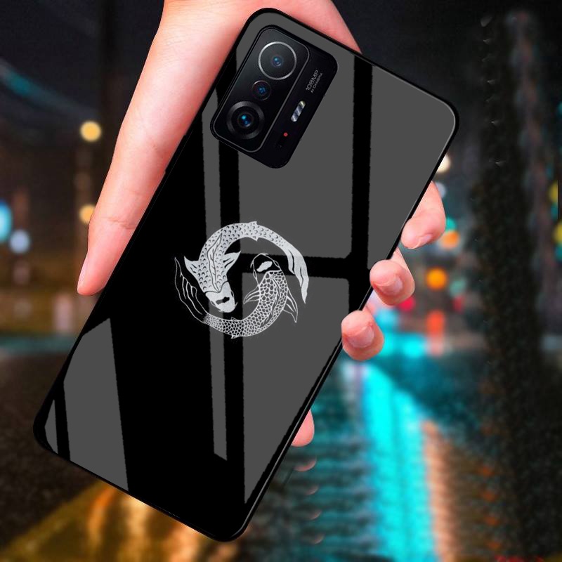 Ốp Lưng XIAOMI 11T 5G, 11T PRO 5G mặt kính cường lực cao cấp thiết kế riêng