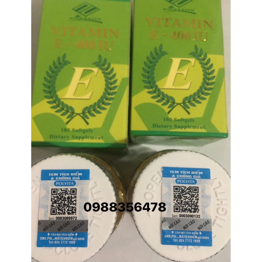 Vitamin E 400IU đẹp da, xoá nhăn. Hàng chính hãng 100% của Mỹ. | Thế Giới Skin Care