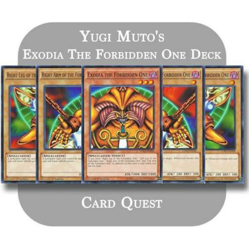 Bộ bài YugiOh - Exodia Thần Sức Mạnh - Yugi Legendary deck