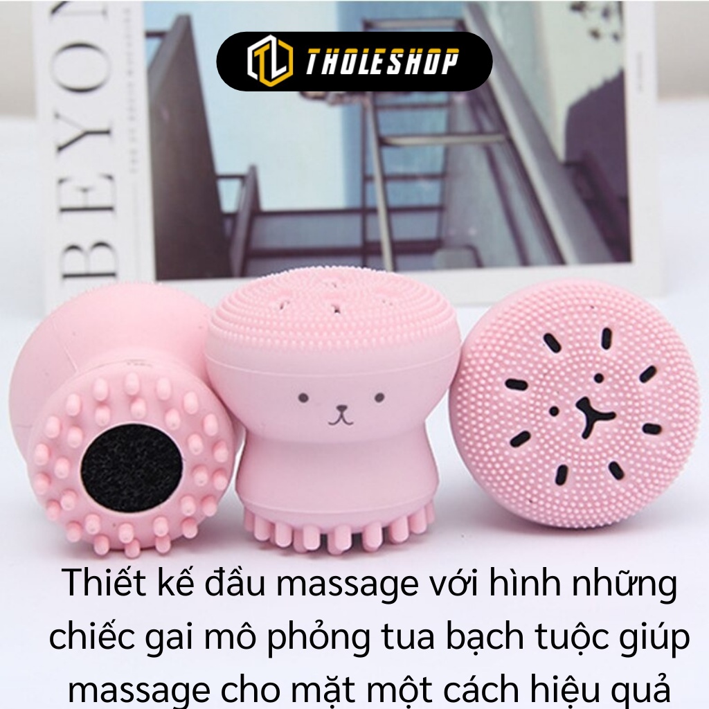 Cọ rửa mặt - Cọ Massage Kiểu Dáng Bạch Tuộc Độc Đáo Sạch Siêu Tiện Lợi 3390