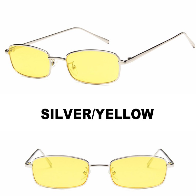 Kính mát tròng gương phong cách cổ điển đường phố cho nam nữ