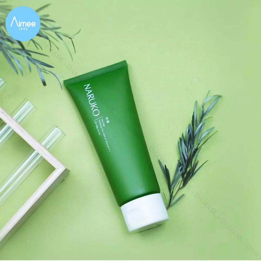 Sữa Rửa Mặt Naruko Tea Tree Purifying Clay Mask &amp; Cleanser [ AIMEE1992]