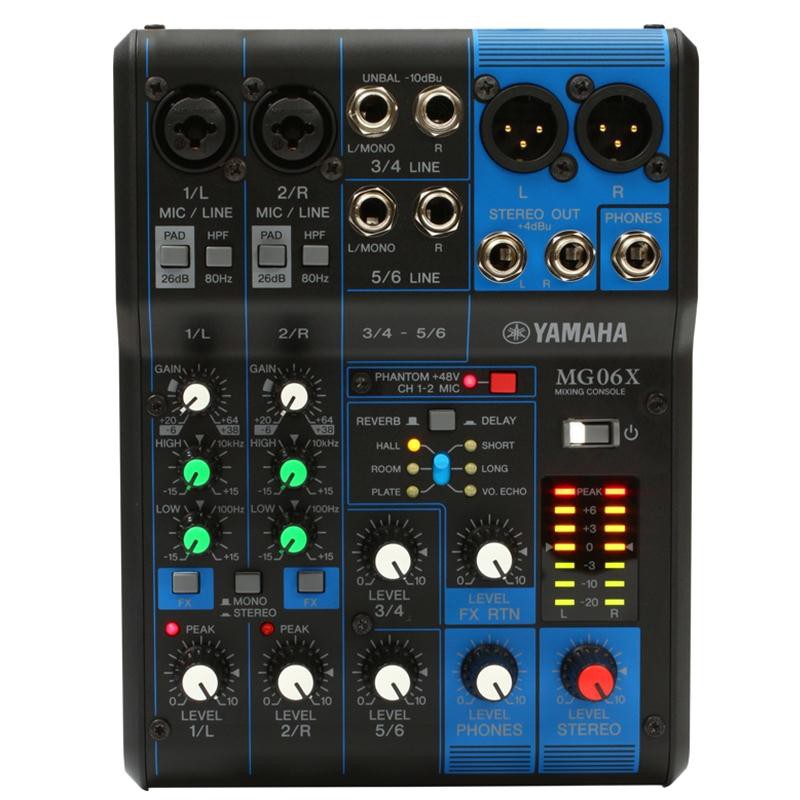 BÀN TRỘN MIXER YAMAHA MG06X CHÍNH HÃNG