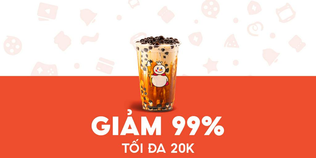 - Mixue - Giảm 20K Trà sữa Trân Châu Đường Đen
