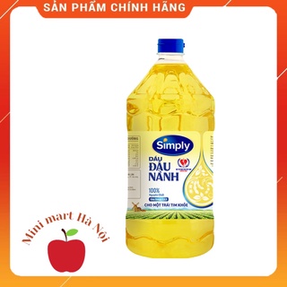 Dầu ăn gạo lứt Simply can 2l