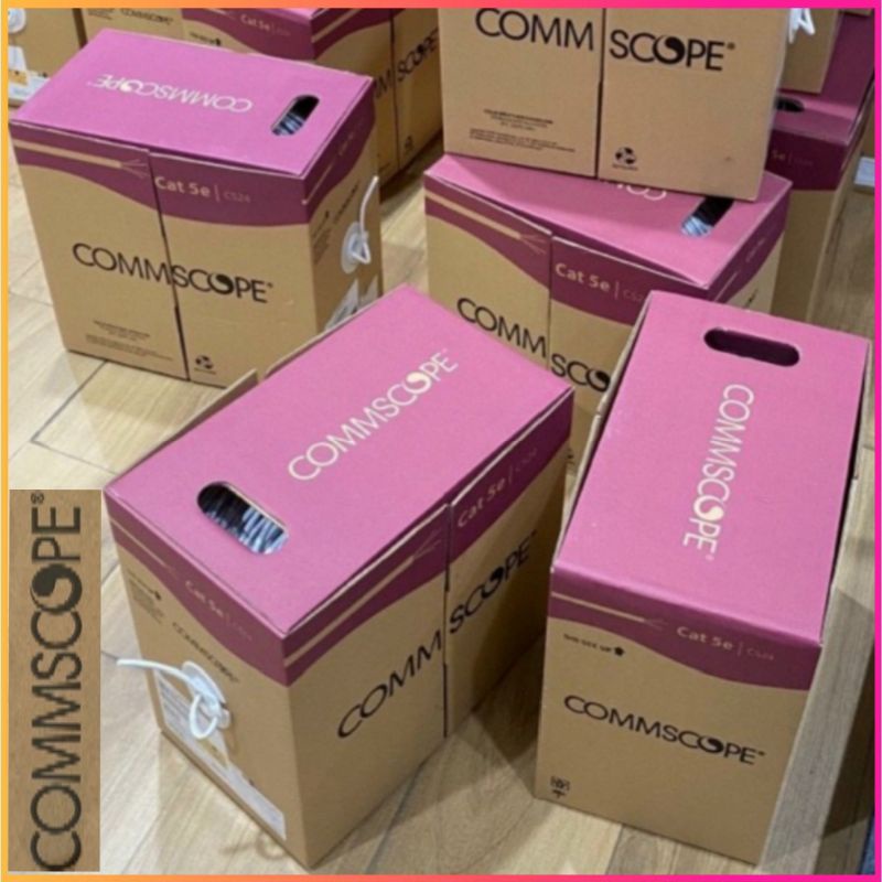 CÁP MẠNG LAN AMP/COMMSCOPE CAT5E U/FTP và CAT6 U/FTP