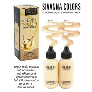 KEM NỀN  KIỀM DẦU SIVANNA COLORS CONCLEAR LIQUID FOUNDATION