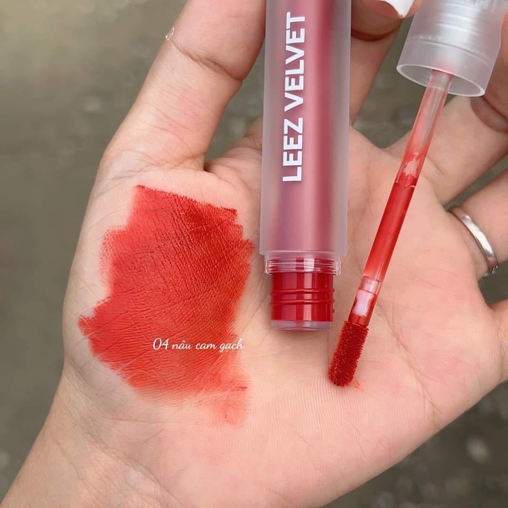Son Kem Lì Black Rouge Leez velvet tint mịn mượt nhẹ môi có ảnh thật shop chụp