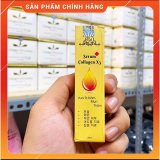 Serum collagen x3 đông anh nám mụn thâm dưỡng da căng bóng 20ml