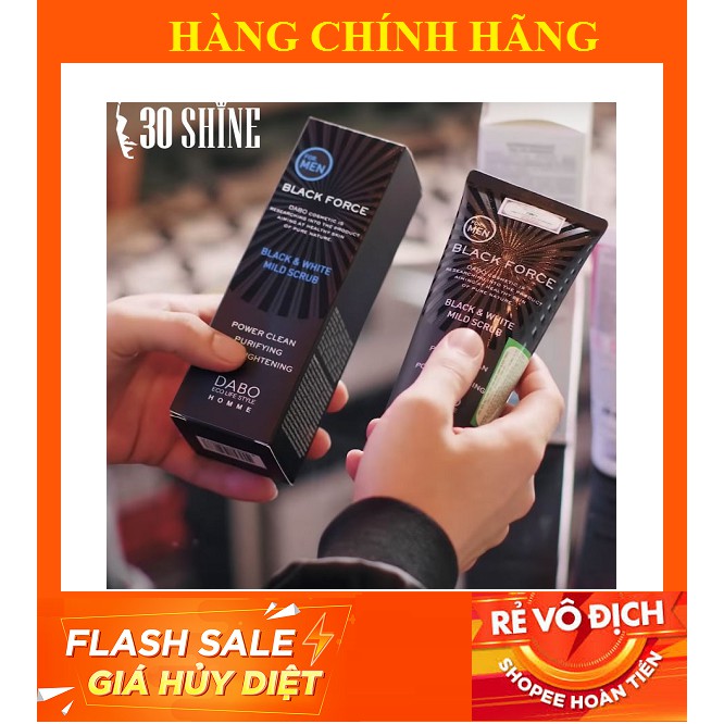 [Chính Hãng] Sữa Rửa Mặt Cho Nam Dabo Black Force For Men