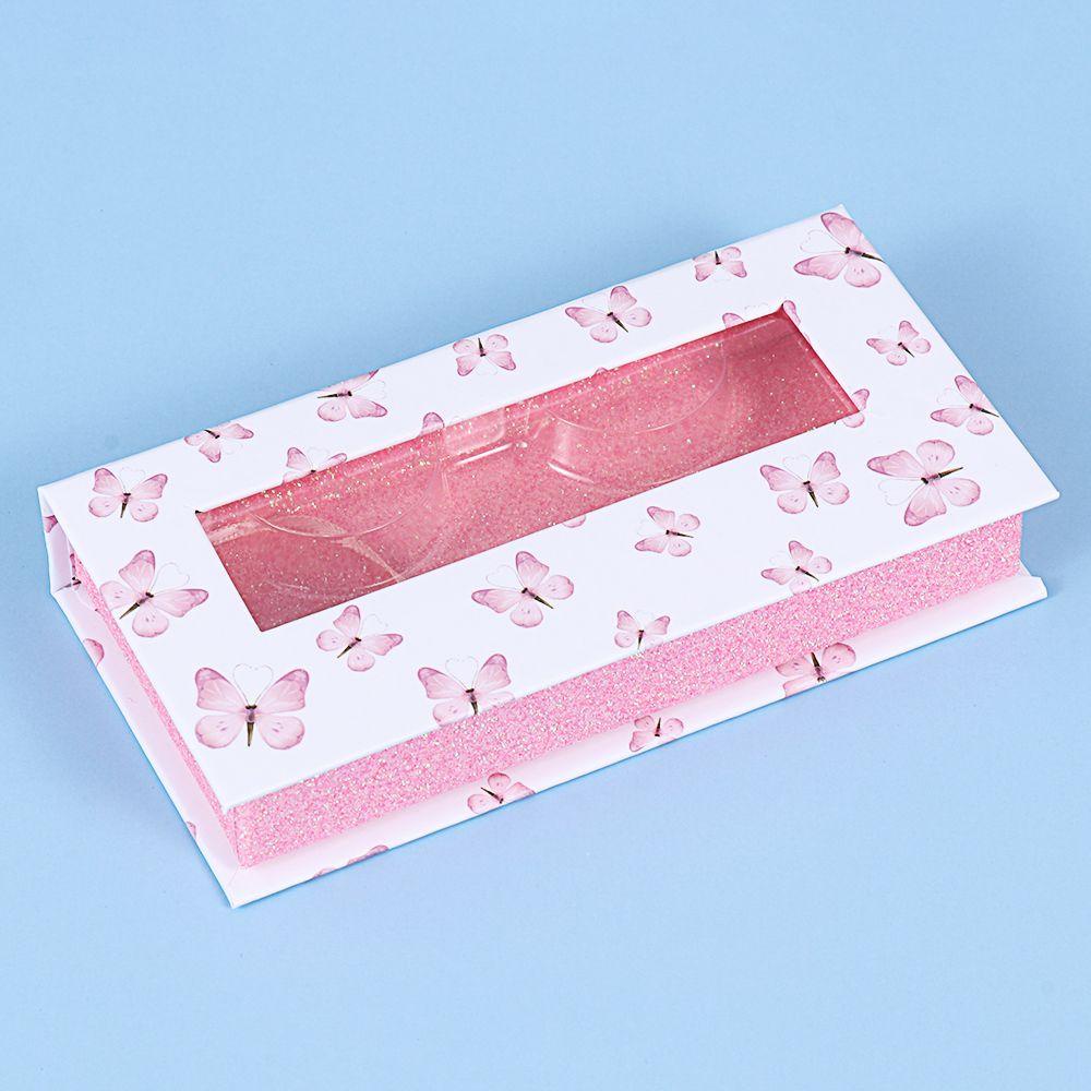 Hộp Lông Mi Giả Hình Vuông 3D Bằng Lông Chồn Giả SOFTNESS