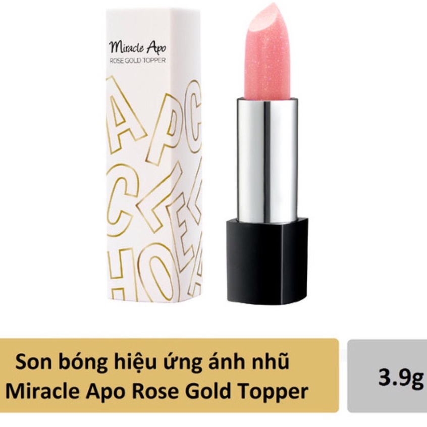 Son Miracle Apo Rose Gold Topper - Son Nhũ Ánh Kim