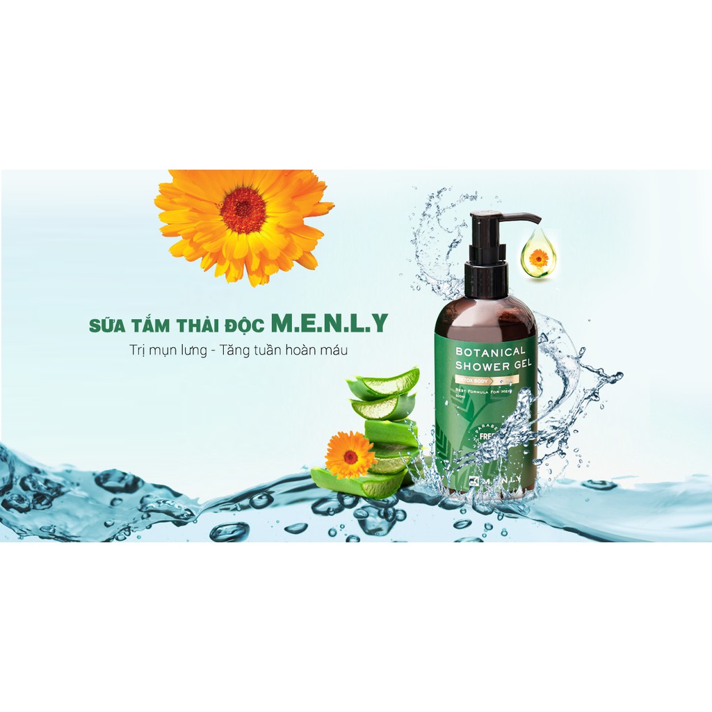 Sữa Tắm Thải Độc Da Menly 300ml