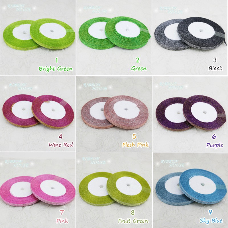 Cuộn Dây Ruy Băng Polyester 6Mm (25Yard) Chất Lượng Cao