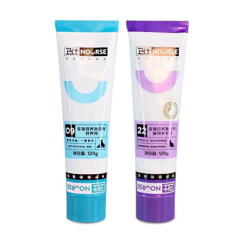Nourse 09 22 gel dinh dưỡng, tiêu búi lông chó mèo