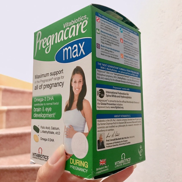 Vitamin bầu Pregnacare Max