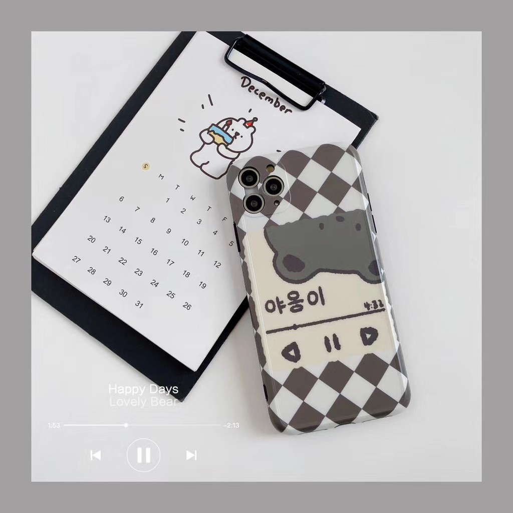 Ốp Điện Thoại Hình Gấu Đáng Yêu Cho Iphone 11 Pro Xs Max Xr I 8 I 7 Plus | BigBuy360 - bigbuy360.vn