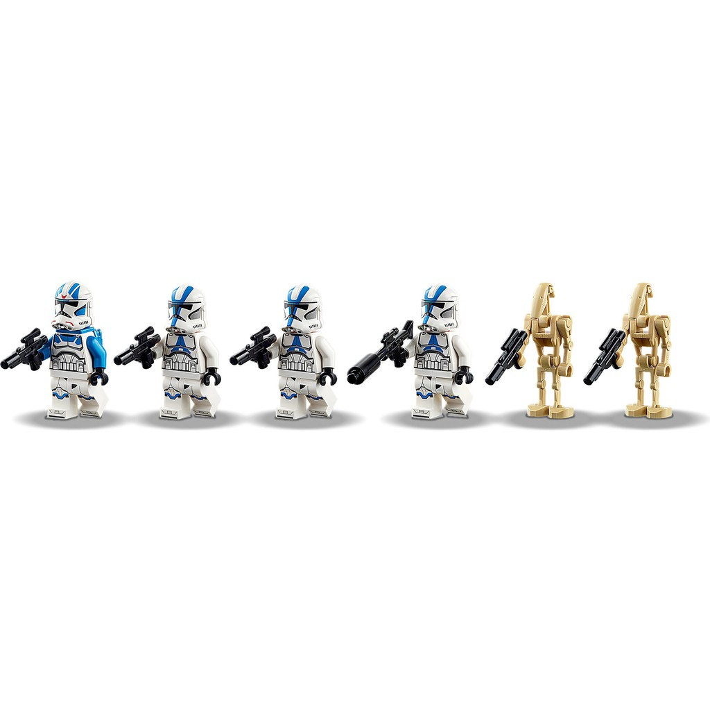 75280 Đồ chơi lắp ráp Iego Star Wars 501st Legion Clone Troopers  - Binh Đoàn 501 Clone Troopers