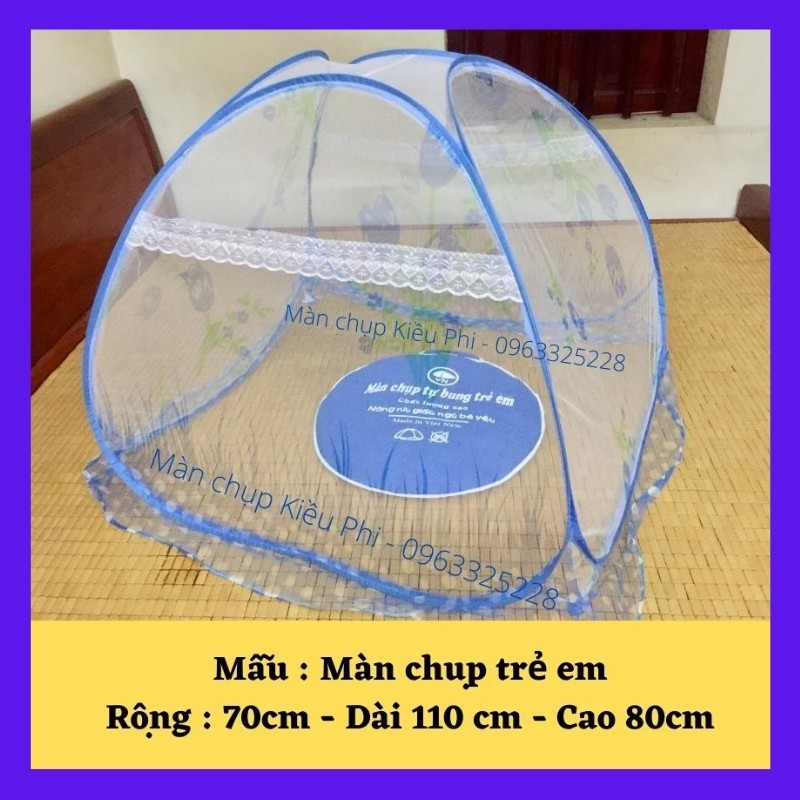 Màn chụp tự bung chống muỗi gấp gọn cao cấp Kiều PHi