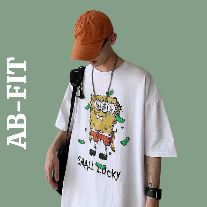 áo thun nam nữ tay lỡ unisex ABFIT áo phông form rộng thun cotton đẹp freesize tee basic