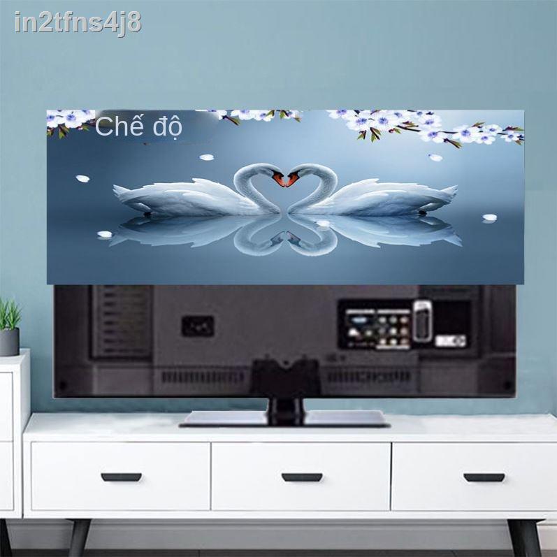 ☇ ✕ Tấm che tivi 50 inch chống bụi 32 vải 55 65 treo màn hình LCD mặt bàn