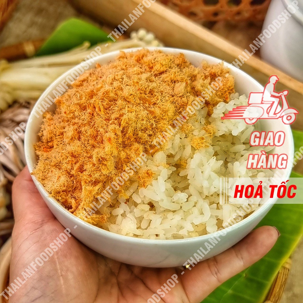 Chà Bông Tôm (Ruốc Tôm) 100% Tôm Không Độn Heo - Túi 100gr