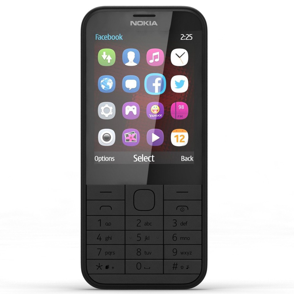 Điện thoại Nokia giá rẻ - Nokia 225 2SIM - Có chụp hình nghe nhạc - Có pin sạc - Hàng công ty